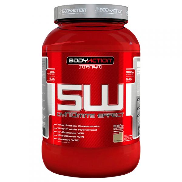 5W Whey Protein (DyNOmite Effect) 900g Titanium Series